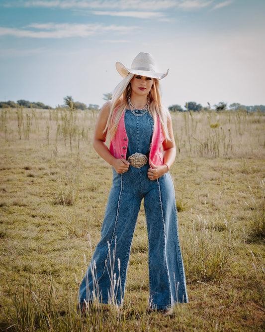 The “Kaizli” Denim Romper